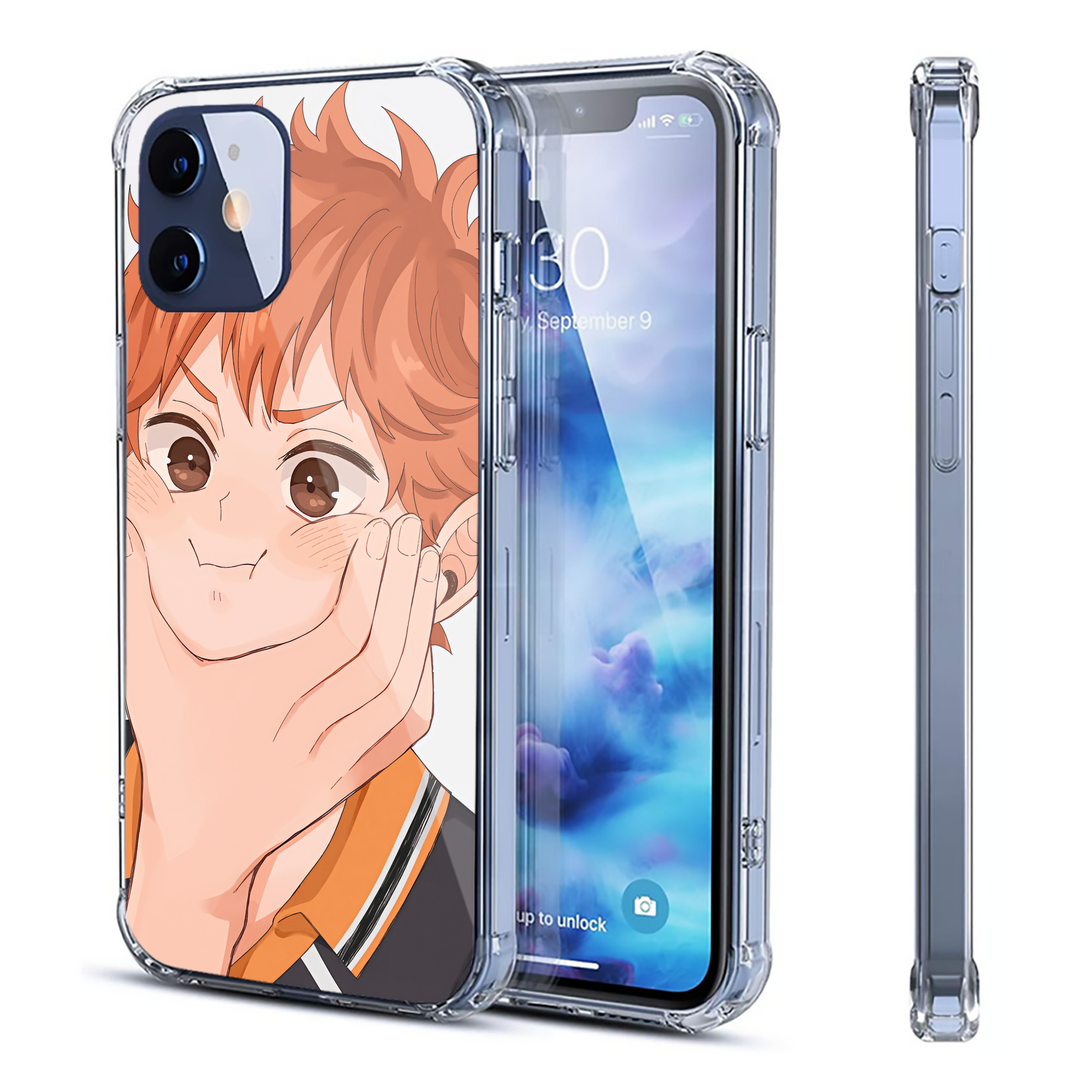 （画像用） ハイキュー!! Haikyu!! 【iPhone 12シリーズ対応】透明スマホケース（クリアソフトケース）